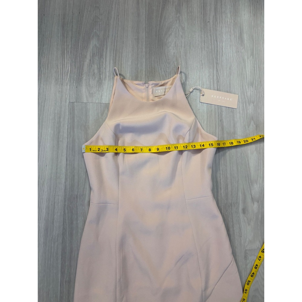 Keepsake The Label Maxi Dress Women Pink Halter Neck Tulip Wrap Size 6 NWT - Picture 7 of 16